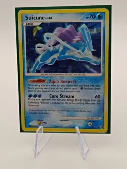 Pokemon Suicine Lv. 44 DPBP #295 2007 Secret Wonders Holo - Image 2