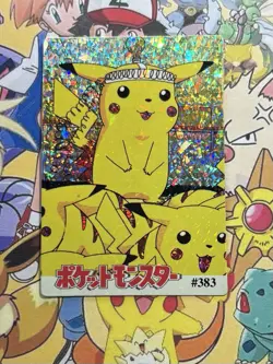 Pokemon Charizard Vintage Pocket Monsters Vending HOLO Prism Sticker 98 Nintendo - Image 3