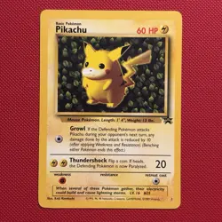 Pokemon Vintage Ivy Pikachu #1 WotC Black Star League Promo 1999 - Image 1