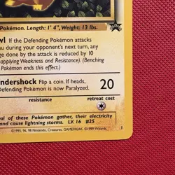 Pokemon Vintage Ivy Pikachu #1 WotC Black Star League Promo 1999 - Image 4