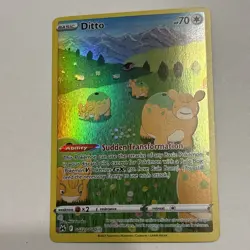 Pokemon Ditto GG22/GG70 Crown Zenith Ultra Rare Full Art Holo 70 HP - Image 1
