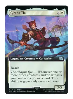 Magic: The Gathering Final Fantasy Extended Art Foil G'raha Tia #429 - Image 1