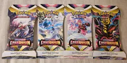 ✅Pokemon TCG: Lost Origin Sleeved Booster 4 Pack Art Set - Factory Sealed - Image 1