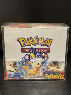 Pokemon TCG Scarlet & Violet Surging Sparks Booster Box Sealed 36 Packs W/Sleeve - Image 1