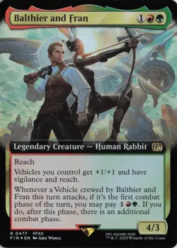 Balthier and Fran (Extended Art), #477, FIN, Foil, R - NM - Image 1