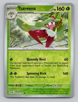 Reverse Holo Tsareena 018/197 Uncommon Obsidian Flames Pokemon - Image 1