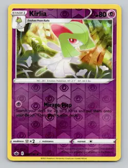 Reverse Holo Kirlia 060/198 Uncommon Chilling Reign Pokemon - Image 1