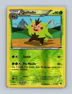 Quilladin 10/162 Uncommon BREAKthrough Pokemon Reverse Holo Lightly Played - Image 1