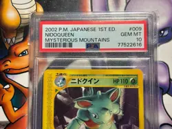 2002 Japanese Pokemon ~ Mysterious Mountains ~ Nidoqueen 1st Ed. #9 ~ PSA 10 - Image 2