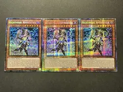 3x Nightmare Apprentice | MP25-EN004 | Starlight Rare | 1st Edition | YuGiOh! - Image 1