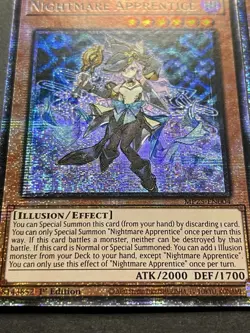 3x Nightmare Apprentice | MP25-EN004 | Starlight Rare | 1st Edition | YuGiOh! - Image 2
