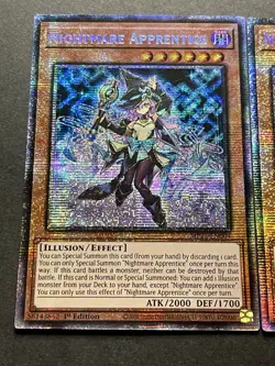 3x Nightmare Apprentice | MP25-EN004 | Starlight Rare | 1st Edition | YuGiOh! - Image 3