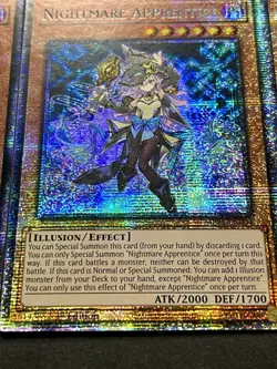 3x Nightmare Apprentice | MP25-EN004 | Starlight Rare | 1st Edition | YuGiOh! - Image 4