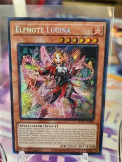 Yu-Gi-Oh! Elfnote Lucina BPRO-EN010 Secret Rare 1st Edition NM Pack Fresh! - Image 1