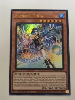 Elfnote Tinia BPRO-EN011 Ultra Rare Burst Protocol Yugioh 1st Edition Mint - Image 1