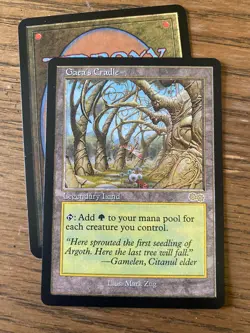 Gaea's Cradle MTG sticker cEDH urza's saga reserved land - Image 1