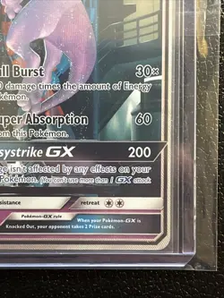 Pokemon TCG Mewtwo GX (Secret Shining) Shining Legends Shiny Holo Rare 78/73 - Image 3