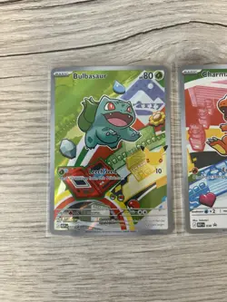 Pokemon First Partners Illustration - Gen 1 Set Bulbasaur, Charmander, Squirtle - Image 3