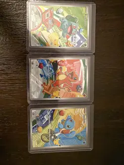 Pokemon TCG First Partners Collection Bulbasaur Charmander Squirtle Promos - Image 1