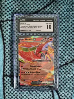 Pokemon Ho-Oh EX Trading Card Game Classic 007/034 Holo 220HP Fire Blast - Image 1