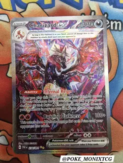 Pokemon TCG Charizard EX Paldean Fates Sir Card 234/091 SV - Image 1
