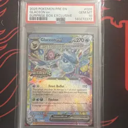 Pokemon Glaceon ex 026/131 Miscellaneous Cards & Products Holo EX Promo PSA 10 - Image 1