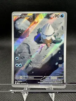 Snover - 140/132 Pokemon Illustration Rare ME01: Mega Evolution Card NM - Image 1
