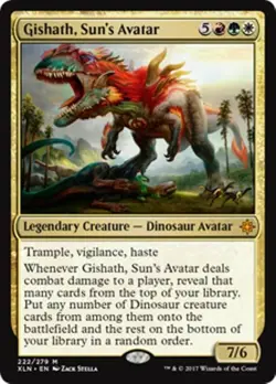 MTG - GISHATH, SUN'S AVATAR - Ixalan (M) - Image 1
