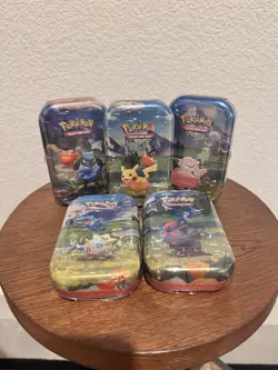 🔥 LOT OF 5 Pokemon Mini Tins Ascended Heroes Sealed Booster Packs Pikachu Incl. - Image 3