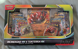 Pokemon Trading Card Game Incineroar ex and Torterra ex Special Collection Box - Image 1