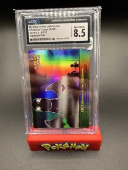 Mystery at the Lighthouse Dragonite Rainbow Foil CGC 8.Topps Pokemon 2000 LOWPOP - Image 1