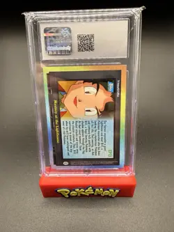 Mystery at the Lighthouse Dragonite Rainbow Foil CGC 8.Topps Pokemon 2000 LOWPOP - Image 2