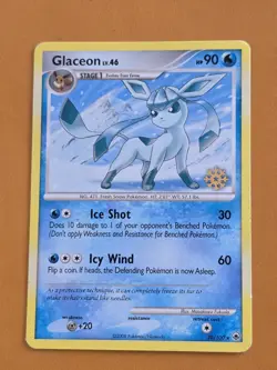 Glaceon 20/100 Pokemon Countdown Calendar Snowflake Stamp Promo Eng Pokemon MP - Image 1