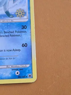 Glaceon 20/100 Pokemon Countdown Calendar Snowflake Stamp Promo Eng Pokemon MP - Image 4