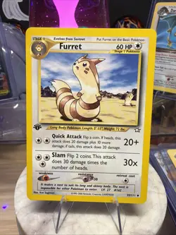 Furret 35/111 1st Edition Uncommon Neo Genesis LP+ - Image 1