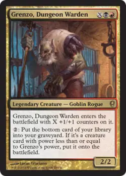 MTG - Grenzo, Dungeon Warden - Conspiracy - NM, English Magic FLAT RATE SHIP - Image 1