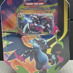 Pokemon TCG Mega Charizard X ex Tin 4 Booster Packs & Charizard Promo Sealed NEW - Image 4