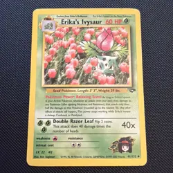 Erika's Ivysaur 41/132 Gym Challenge Unlimited Pokemon TCG LP_ - Image 1