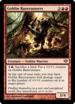 MTG - Goblin Razerunners - Conflux - NM, English Magic FLAT RATE SHIP - Image 1