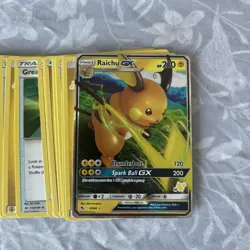 Pokemon TCG Battle Academy Pikachu Deck - Includes Raichu GX 20/68 - Image 3