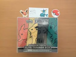 Pokemon Center Evolving Skies EMPTY ETB BOX No Packs/Promo/Sleeves (As Pictured) - Image 1