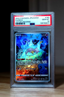 2022 POKEMON JPN SWORD & SHIELD VSTAR UNIVERSE #183 FULL ART/MEW PSA 10 - Image 1