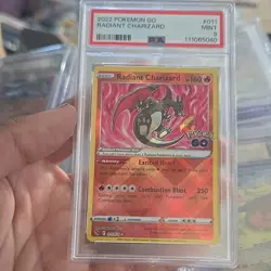 The Pokemon Company Radiant Charizard PSA 9 Holo Radiant Rare 011/078 Pokemon GO - Image 1