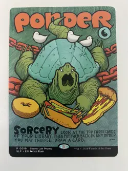 Ponder (0019) *Non-Foil* SECRET LAIR PROMO MagicCon Vegas 2024 MTG MT/NM Cmb Shp - Image 1