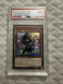 Toon Dark Magician TDIL-EN032 The Dark Illusion 1st Edition - Image 1