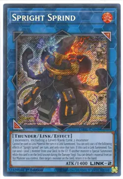 Spright Sprind Secret Rare 1st Edition DABL-EN048 Yugioh - Image 1