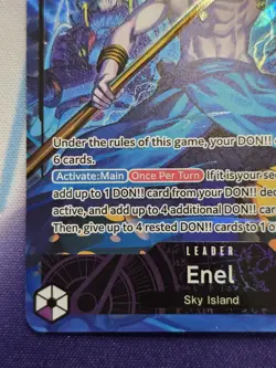 ENGLISH - One Piece OP15-058 Enel Leader Alt Art - Image 5