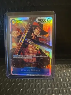 One Piece CCG Dracule Mihawk OP01-070 SR Romance Dawn English - Image 1