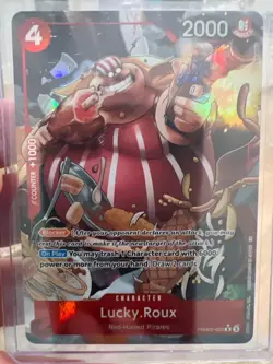 One Piece Card Game TCG Lucky.Roux PRB02-003 Alt Art M/NM Condition - Image 1