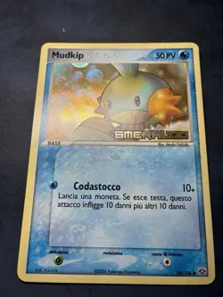 Original Pokemon card Mudkip 56/106 EX Emerald stamped Holo ITA - Near Mint - Image 3